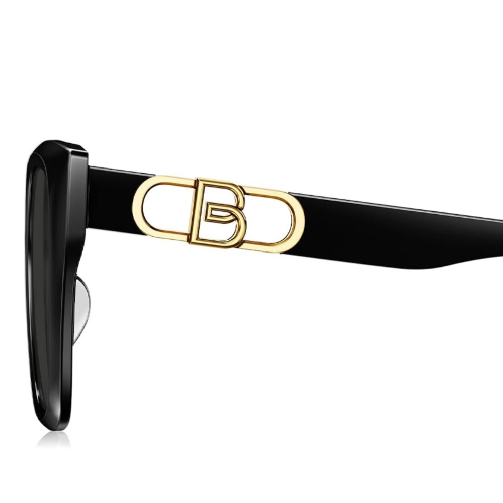 NWT Bolan Oversized Polarized Black Sunglasses - Picture 7 of 16